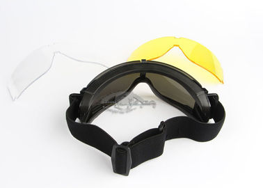 Protezione di colore UV400 del nero di Airsoft X800 degli occhiali di protezione di prescrizione del PPE fornitore