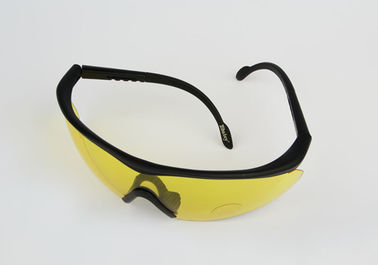 Occhiali di protezione rispecchiati giallo, flessibile durevole di vetro ultravioletti di protezione fornitore