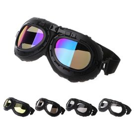 Ingranaggio protettivo Gafas degli occhiali di protezione del casco del motociclo di vetro pilota d'annata molli del motociclista fornitore