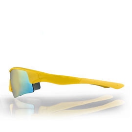 Punta del braccio del silicone di slittamento della lente intercambiabile del PC degli occhiali da sole polarizzata colore giallo anti fornitore