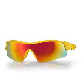 Punta del braccio del silicone di slittamento della lente intercambiabile del PC degli occhiali da sole polarizzata colore giallo anti fornitore