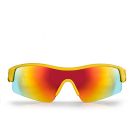 Punta del braccio del silicone di slittamento della lente intercambiabile del PC degli occhiali da sole polarizzata colore giallo anti fornitore
