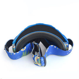 Protezione comoda degli occhiali di protezione UV400 di motocross con l'anti cinghia del silicone di slittamento fornitore