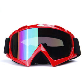 Gli occhiali di protezione su ordinazione durevoli di motocross pesano il colore di Customzied di abbagliamento riduttore 120g fornitore