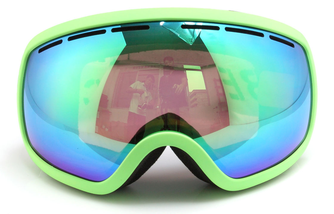 Occhiali di protezione antivento dello sci tre progettazione unisex alla moda di spessore 15mm della schiuma di strato fornitore